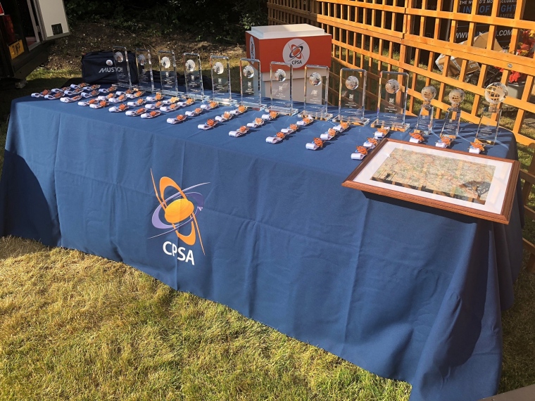 Sportrap Prize giving table