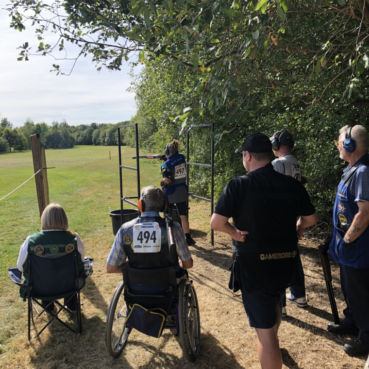 Disabled Shooters Group members at the BO ESP