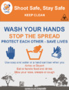 CPSA SARS COV 2 Shoot Safe Stay Safe Poster Hygien