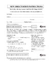 Direct Debit Mandate Form
