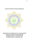 South African Shotgun Permit Guide