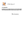 CPSA Quiz 2 Answers