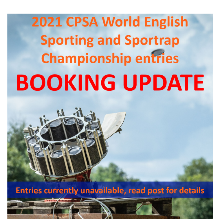 WESP Booking update