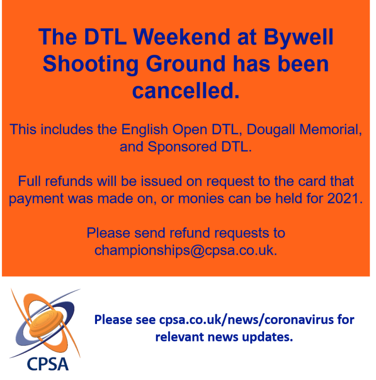 DTL Weekend Cancelled