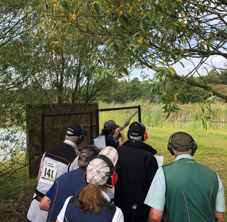 Mark Winser shoots stand one at the BO ESP.